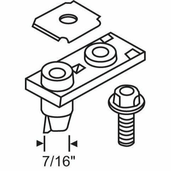 Pivot Bracket, Strybuc, Mfr#: 7-223